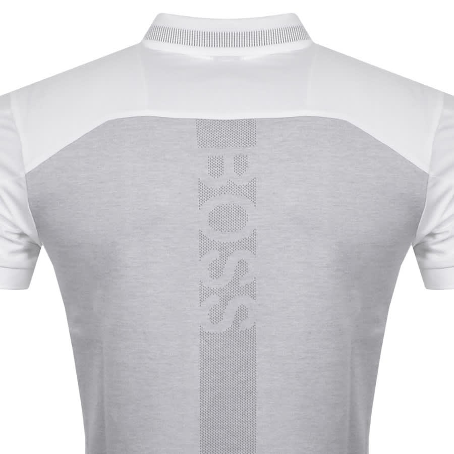Alternative Image for ProductBOSS Philix Half Zip Slim Fit Polo T Shirt White2